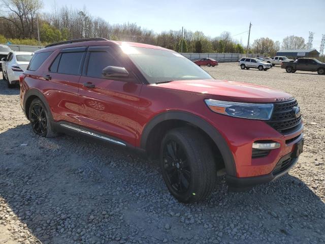 1FMSK7DH8LGC10235 - 2020 FORD EXPLORER XLT RED photo 4