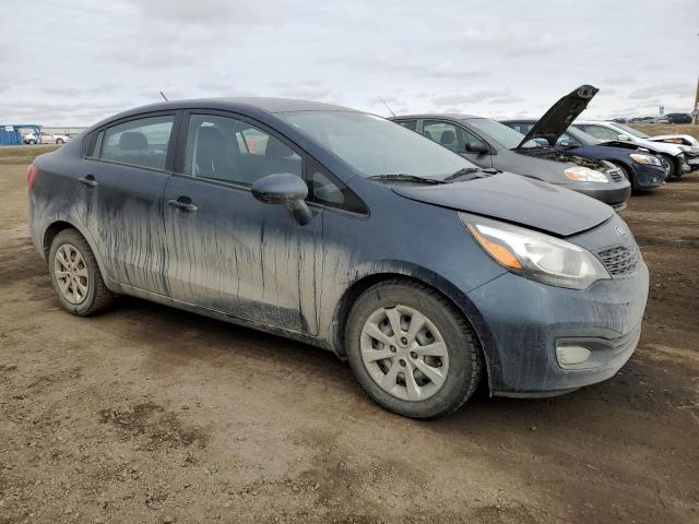 KNADM4A38D6235820 - 2013 KIA RIO LX BLUE photo 4