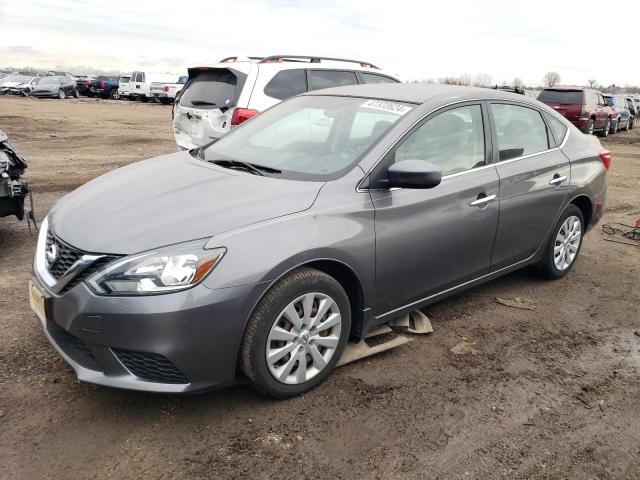 3N1AB7AP9GY309293 - 2016 NISSAN SENTRA S GRAY photo 1