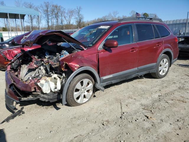 4S4BRCBC6B3421760 - 2011 SUBARU OUTBACK 2.5I PREMIUM MAROON photo 1