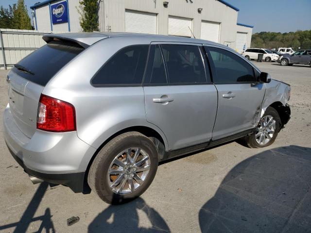 2FMDK3JC6EBB34647 - 2014 FORD EDGE SEL SILVER photo 3