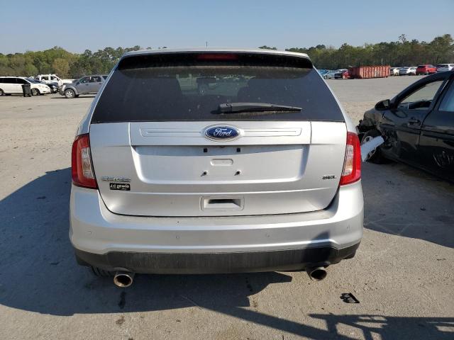 2FMDK3JC6EBB34647 - 2014 FORD EDGE SEL SILVER photo 6