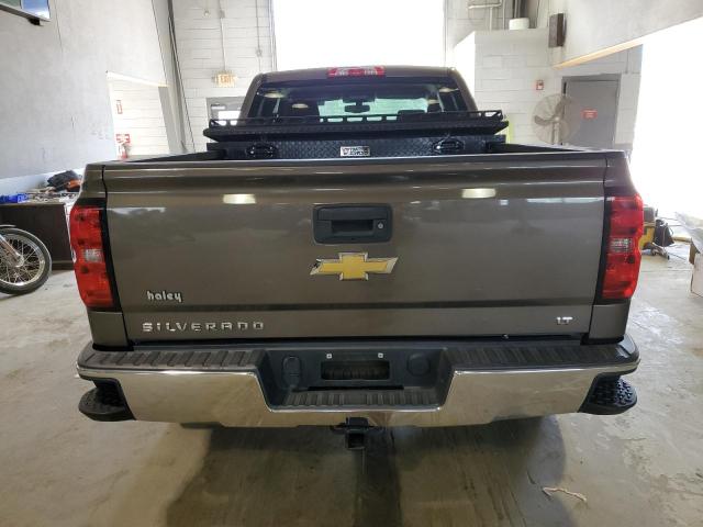 1GCVKREC0FZ260345 - 2015 CHEVROLET SILVERADO K1500 LT BROWN photo 6