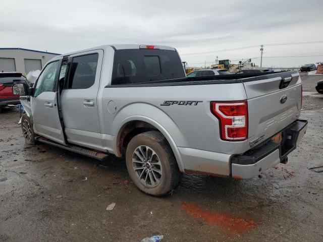 1FTEW1CP4JKC94026 - 2018 FORD F150 SUPERCREW SILVER photo 2