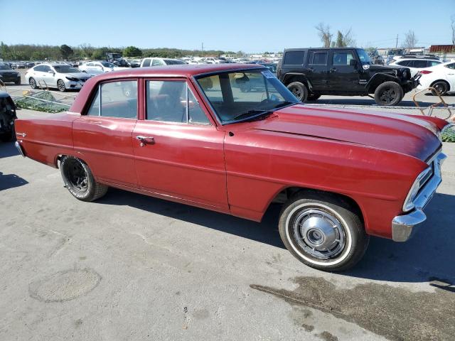 113696N144436 - 1966 CHEVROLET NOVA RED photo 4