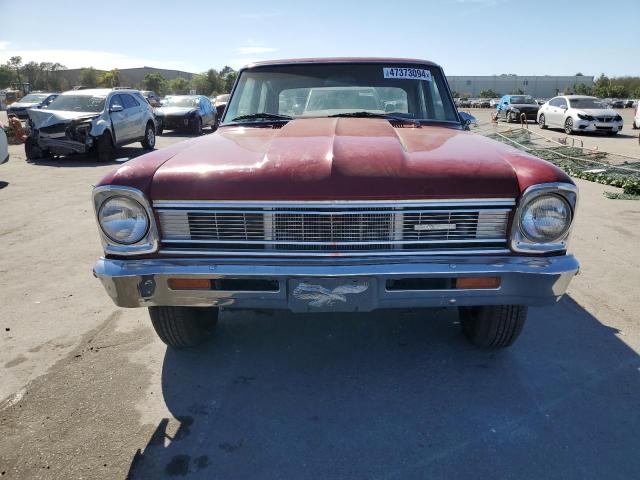 113696N144436 - 1966 CHEVROLET NOVA RED photo 5