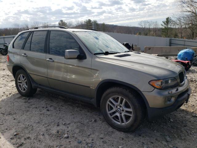 5UXFA135X4LU34241 - 2004 BMW X5 3.0I GREEN photo 4