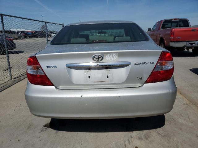 4T1BF30K52U520776 - 2002 TOYOTA CAMRY LE SILVER photo 6