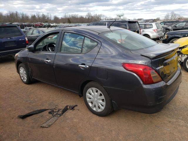 3N1CN7AP5FL883479 - 2015 NISSAN VERSA S GRAY photo 2