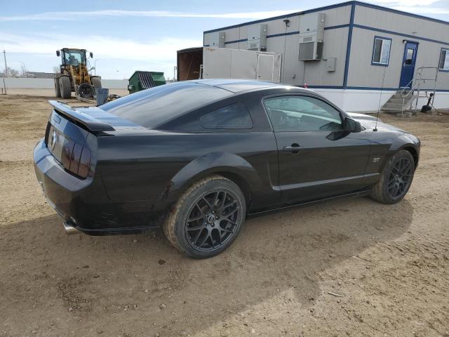 1ZVHT82H665147119 - 2006 FORD MUSTANG GT BLACK photo 3