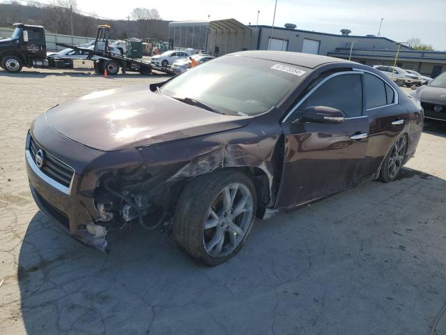 1N4AA5AP3EC478418 - 2014 NISSAN MAXIMA S MAROON photo 1