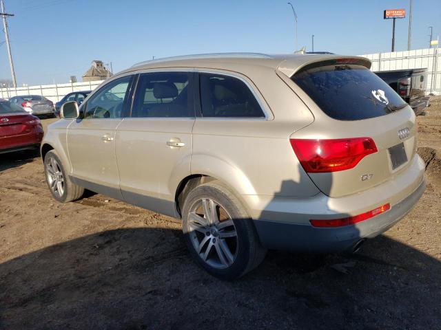 WA1BV74L97D061514 - 2007 AUDI Q7 4.2 QUATTRO PREMIUM GOLD photo 2