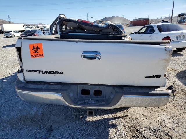 5TBRT381X1S177028 - 2001 TOYOTA TUNDRA ACCESS CAB LIMITED WHITE photo 6