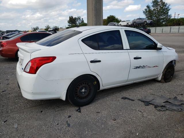 3N1CN7APXGL830293 - 2016 NISSAN VERSA S WHITE photo 3