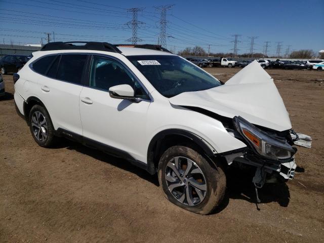 4S4BTAMC0N3218340 - 2022 SUBARU OUTBACK LIMITED WHITE photo 4