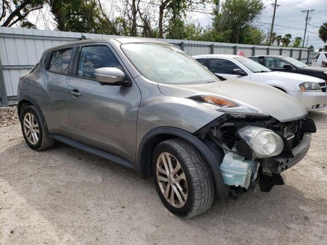 JN8AF5MR4GT607122 - 2016 NISSAN JUKE S GRAY photo 4