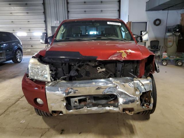 1N6AA07B64N583706 - 2004 NISSAN TITAN XE RED photo 5