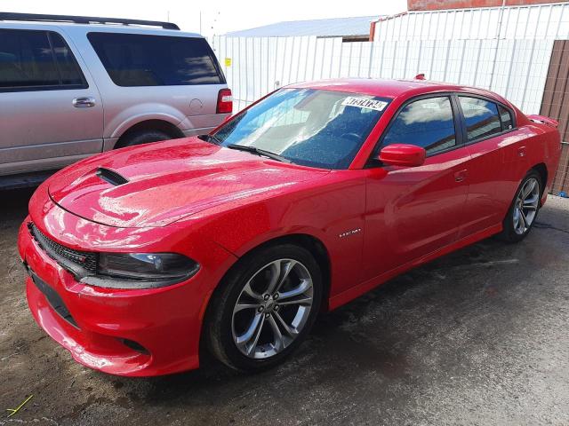 2C3CDXCT5NH133120 - 2022 DODGE CHARGER R/T RED photo 1