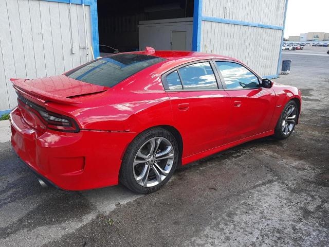 2C3CDXCT5NH133120 - 2022 DODGE CHARGER R/T RED photo 3