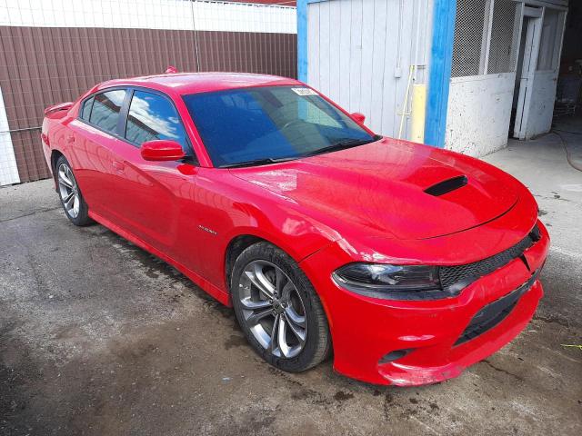 2C3CDXCT5NH133120 - 2022 DODGE CHARGER R/T RED photo 4