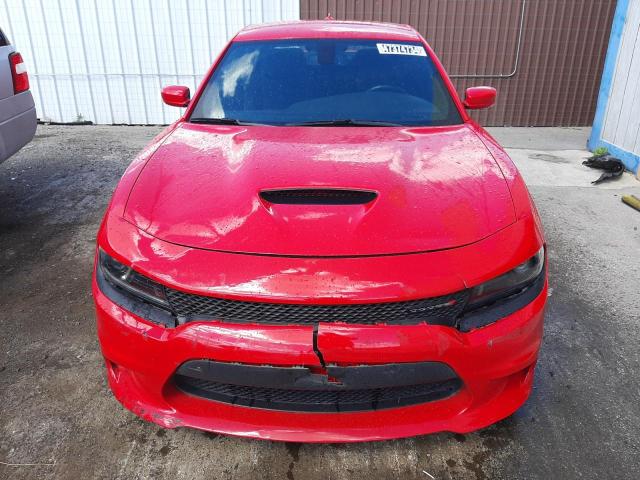 2C3CDXCT5NH133120 - 2022 DODGE CHARGER R/T RED photo 5