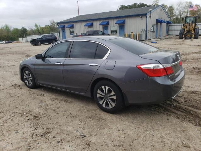 1HGCR2F35EA218552 - 2014 HONDA ACCORD LX GRAY photo 2