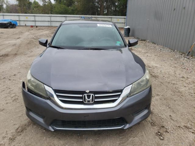 1HGCR2F35EA218552 - 2014 HONDA ACCORD LX GRAY photo 5