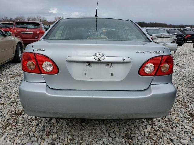 2T1BR32E86C655563 - 2006 TOYOTA COROLLA CE SILVER photo 6