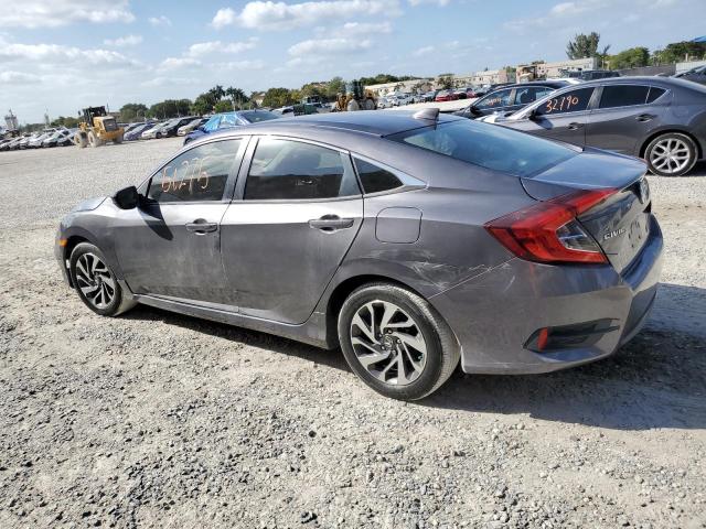 2HGFC2F72JH580920 - 2018 HONDA CIVIC EX GRAY photo 2