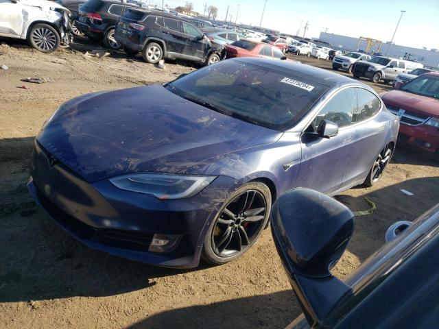 5YJSA1E44GF177492 - 2016 TESLA MODEL S 蓝色 照片 1