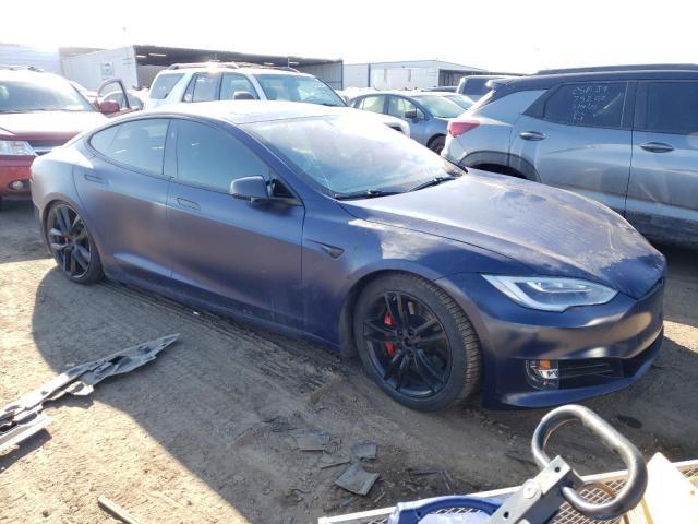 5YJSA1E44GF177492 - 2016 TESLA MODEL S 蓝色 照片 4
