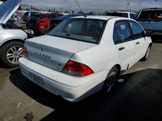 JA3AJ26E72U012267 - 2002 MITSUBISHI LANCER ES WHITE photo 3