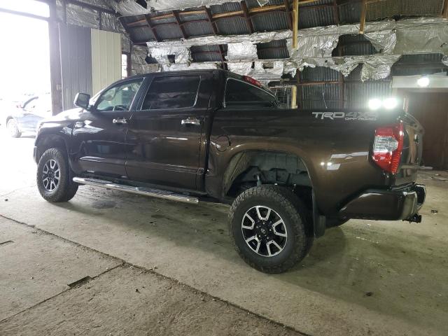 5TFAY5F16KX838182 - 2019 TOYOTA TUNDRA CREWMAX 1794 BROWN photo 2