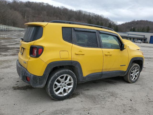 ZACCJBBT0FPB63980 - 2015 JEEP RENEGADE LATITUDE YELLOW photo 3