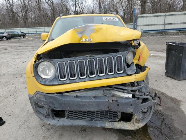 ZACCJBBT0FPB63980 - 2015 JEEP RENEGADE LATITUDE YELLOW photo 5