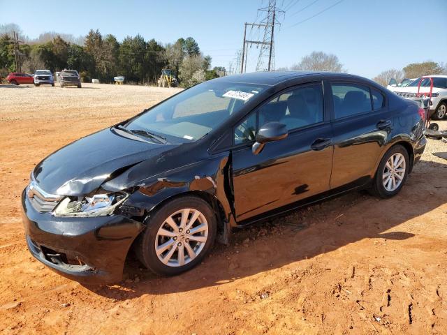 2HGFB2F97CH307978 - 2012 HONDA CIVIC EXL BLACK photo 1