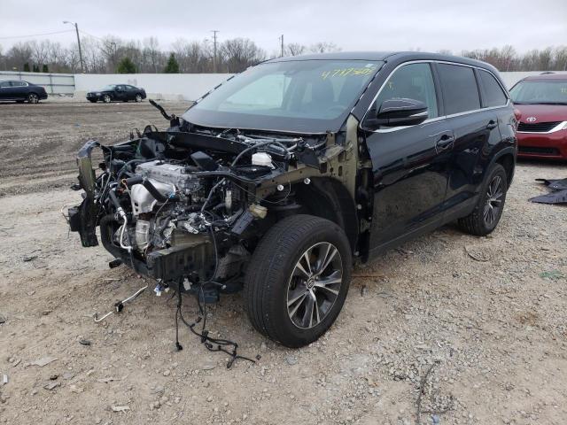 5TDZARFHXKS044769 - 2019 TOYOTA HIGHLANDER LE BLACK photo 1