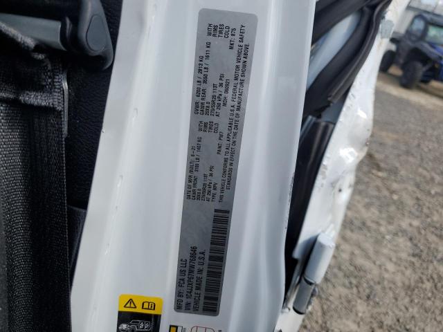 1C4JJXP67MW768646 - 2021 JEEP WRANGLER U SAHARA 4XE WHITE photo 12