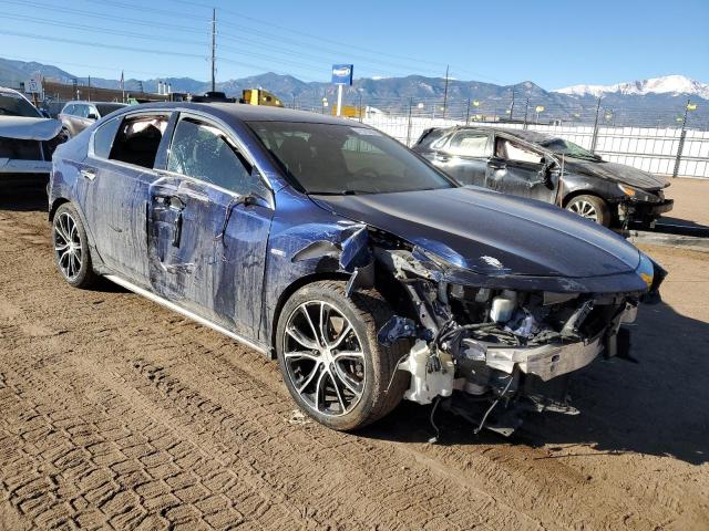 JH4KC2F94JC000597 - 2018 ACURA RLX SPORT HYBRID ADVANCE BLUE photo 4