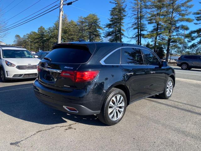 5FRYD4H49EB026593 - 2014 ACURA MDX TECHNOLOGY BLACK photo 3