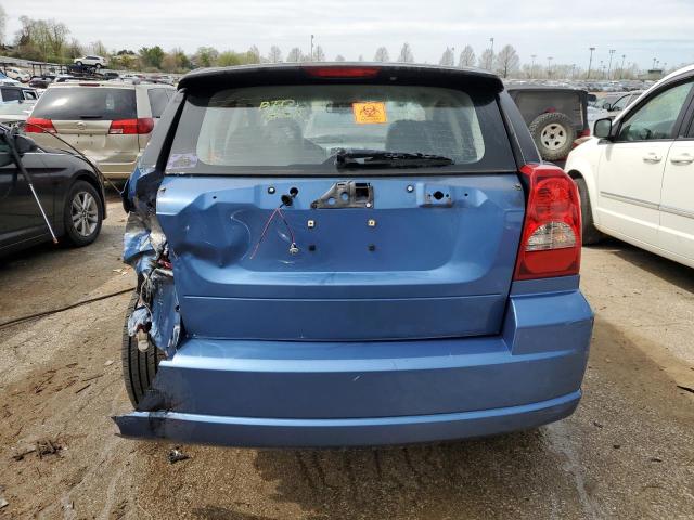 1B3HB48B47D588001 - 2007 DODGE CALIBER SXT BLUE photo 6