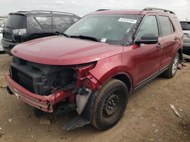 1FM5K7B89DGA97137 - 2013 FORD EXPLORER RED photo 1