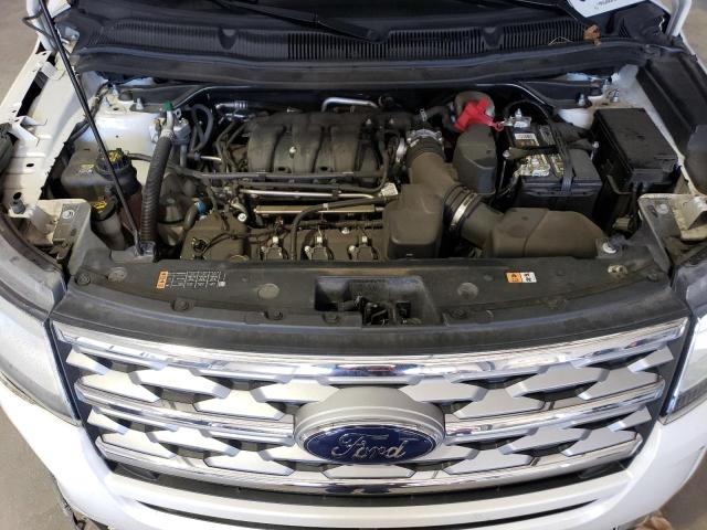 1FM5K8F87JGB52759 - 2018 FORD EXPLORER LIMITED WHITE photo 12