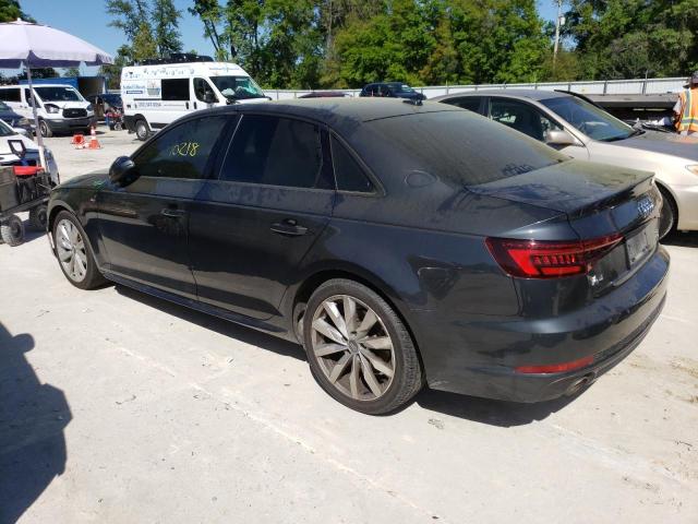 WAUKMAF44JN015325 - 2018 AUDI A4 PREMIUM GRAY photo 2