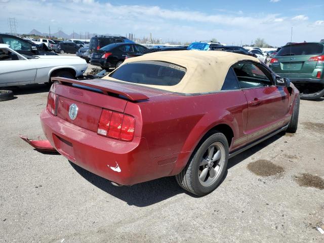 1ZVFT84N865176356 - 2006 FORD MUSTANG RED photo 3