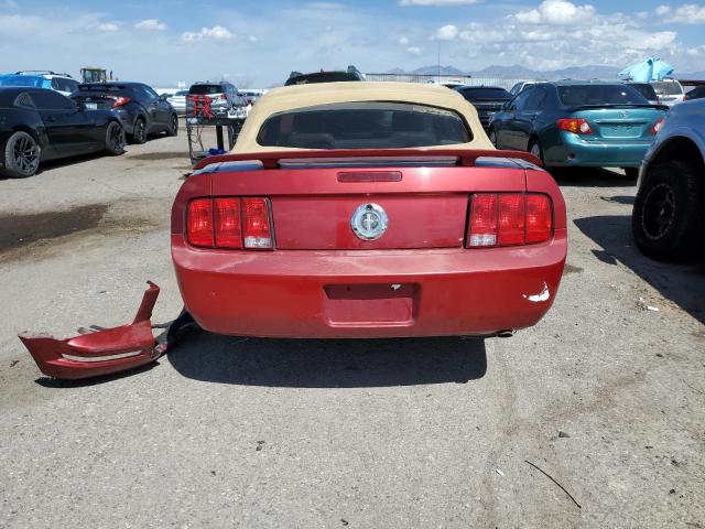 1ZVFT84N865176356 - 2006 FORD MUSTANG RED photo 6