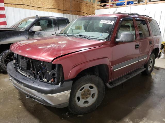 1GNEK13Z43R112761 - 2003 CHEVROLET TAHOE K1500 MAROON photo 1