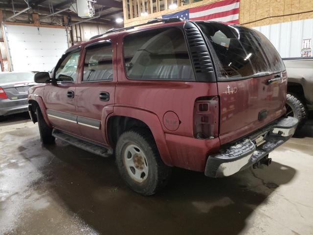 1GNEK13Z43R112761 - 2003 CHEVROLET TAHOE K1500 MAROON photo 2