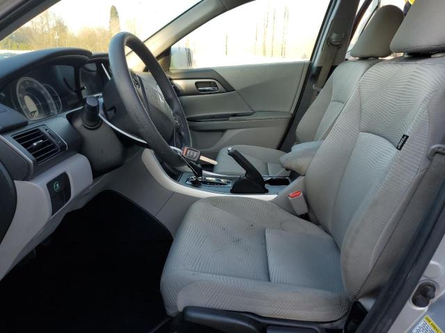 1HGCR2F35EA034308 - 2014 HONDA ACCORD LX SILVER photo 7