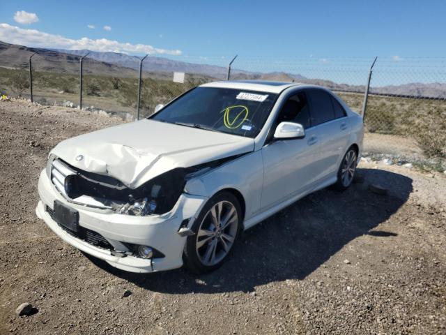 WDDGF54X38F106278 - 2008 MERCEDES-BENZ C 300 WHITE photo 1